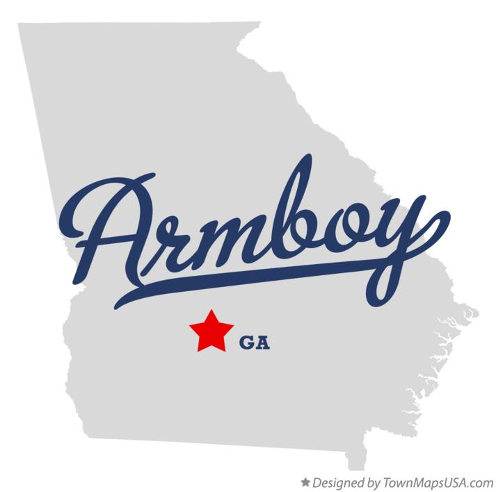 Map of Armboy, GA,