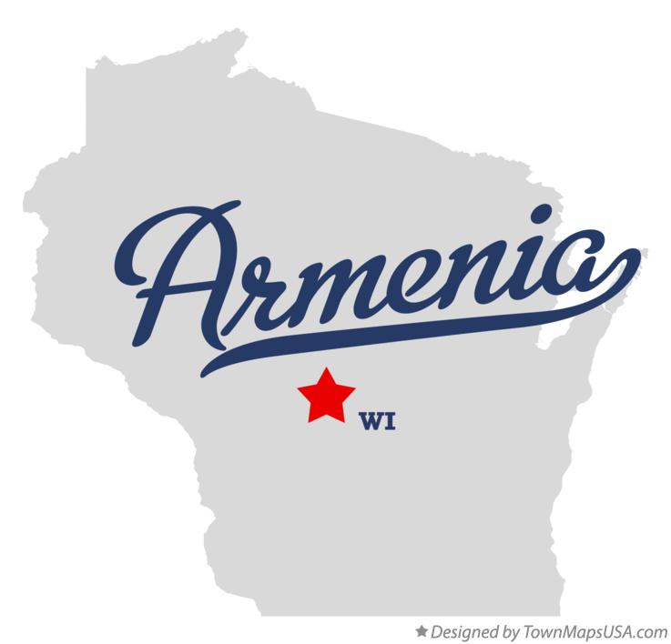 Map of Armenia, WI, Wisconsin