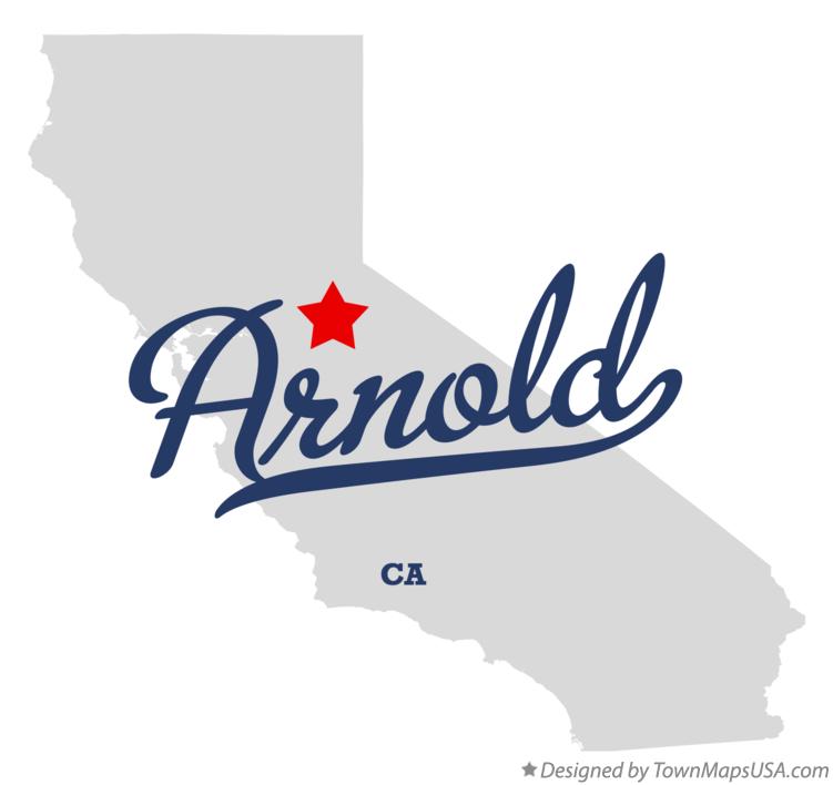 Map of Arnold, CA, California