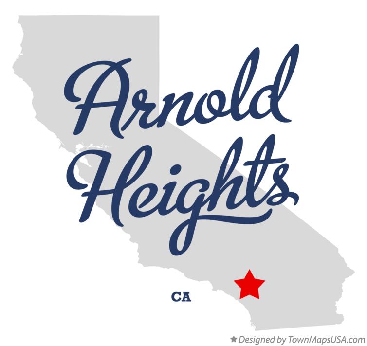 Map of Arnold Heights, CA, California