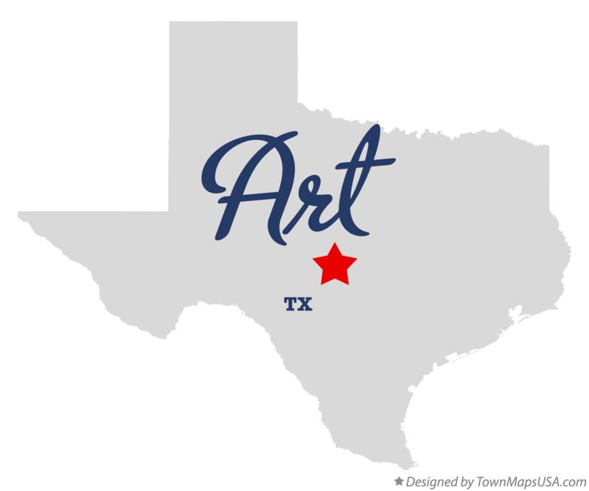 Map of Art, TX, Texas