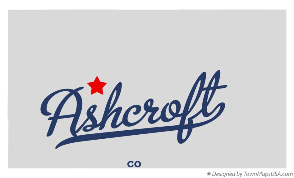 Map of Ashcroft, CO, Colorado