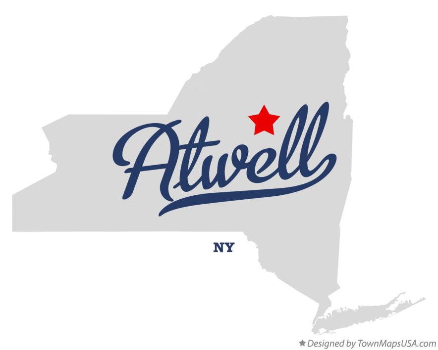 Map of Atwell, NY, New York