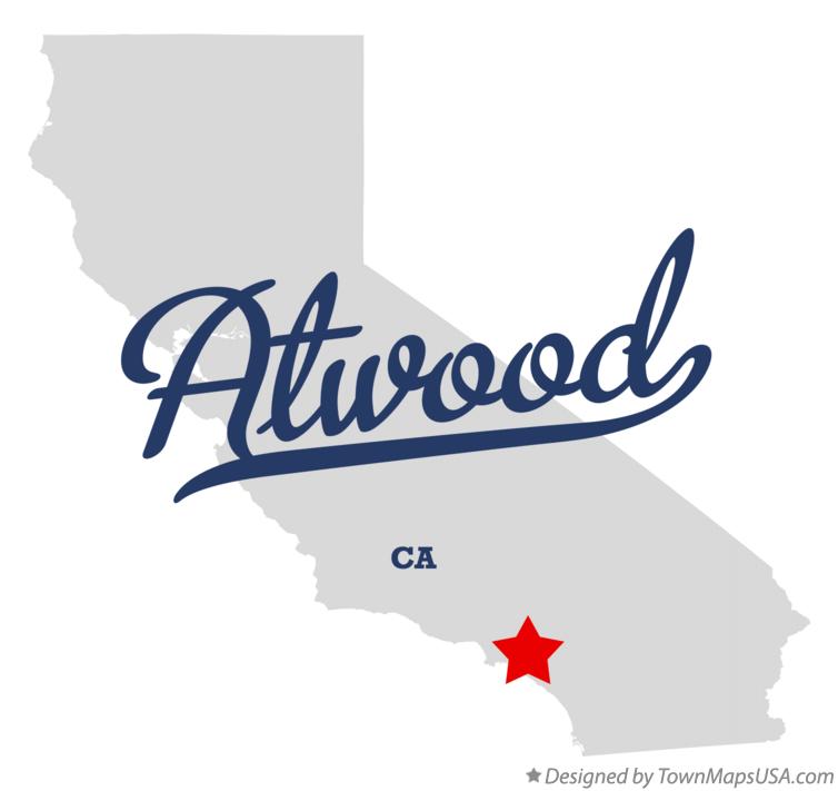 Map of Atwood, CA, California