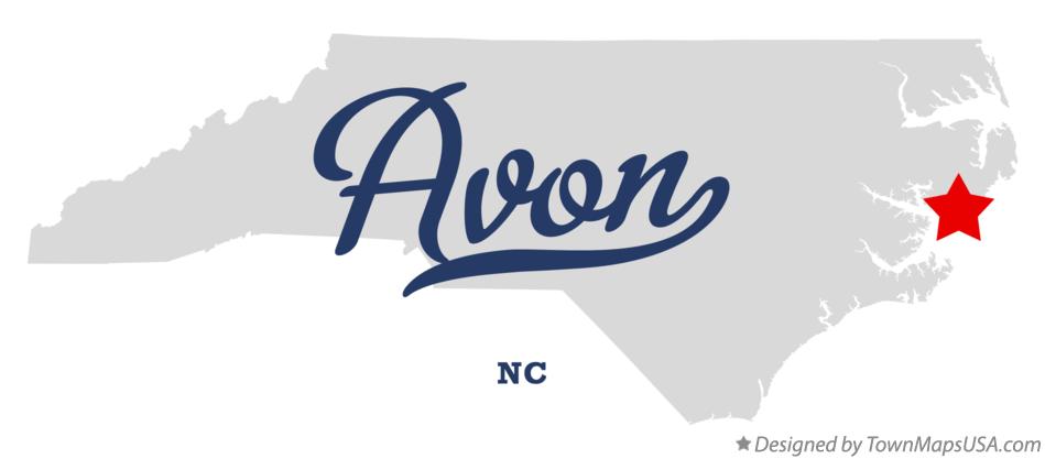 Avon North Carolina Map Map of Avon, NC, North Carolina