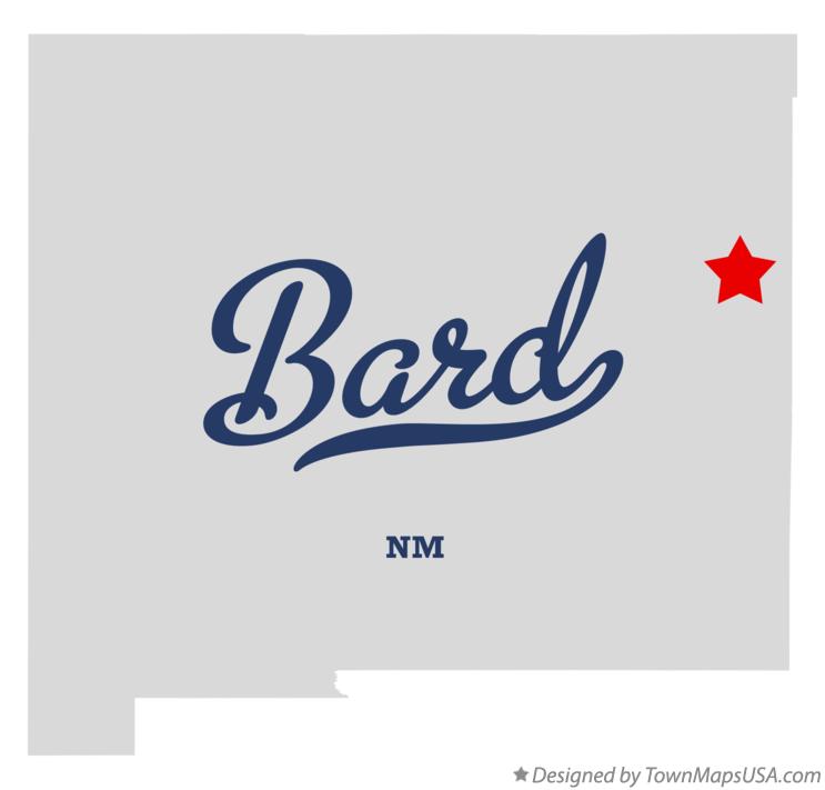 Map of Bard, NM, New Mexico