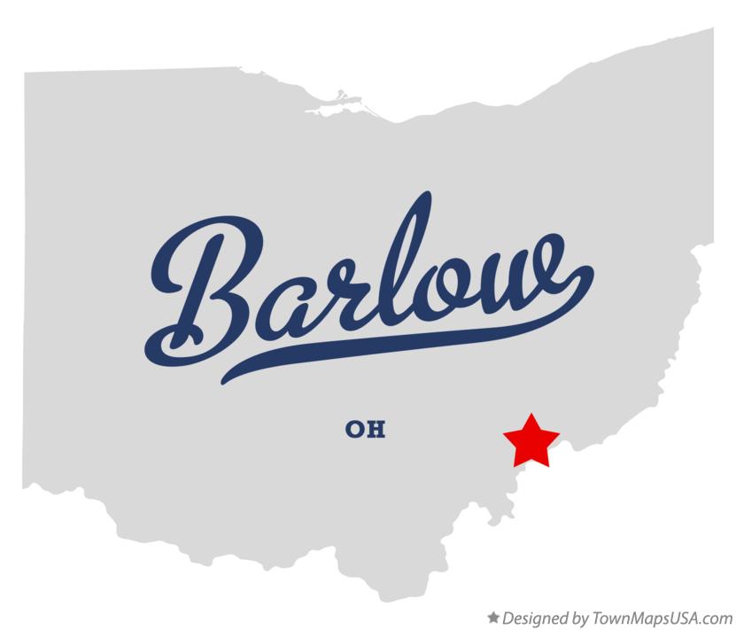 Map of Barlow, OH, Ohio