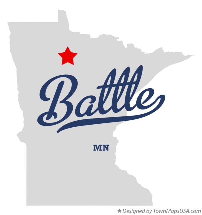 Map of Battle, MN, Minnesota