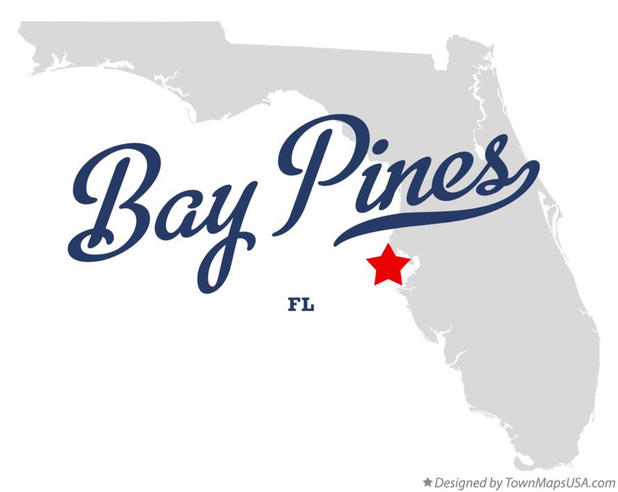 Bay Pines Florida Map Map Of Bay Pines, Fl, Florida