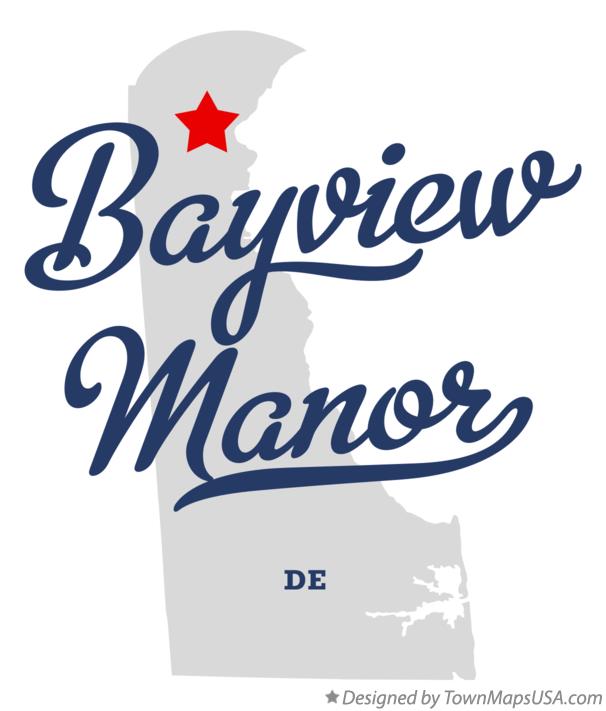 Map of Bayview Manor, DE, Delaware