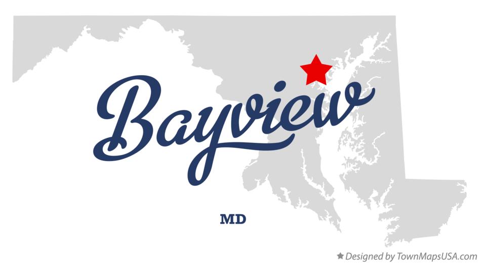 Map of Bayview, MD, Maryland