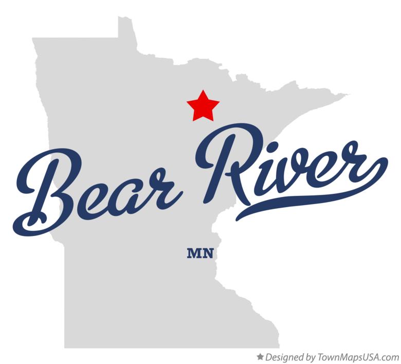 Map of Bear River, MN, Minnesota