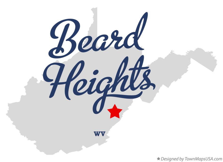 Map of Beard Heights, WV, West Virginia
