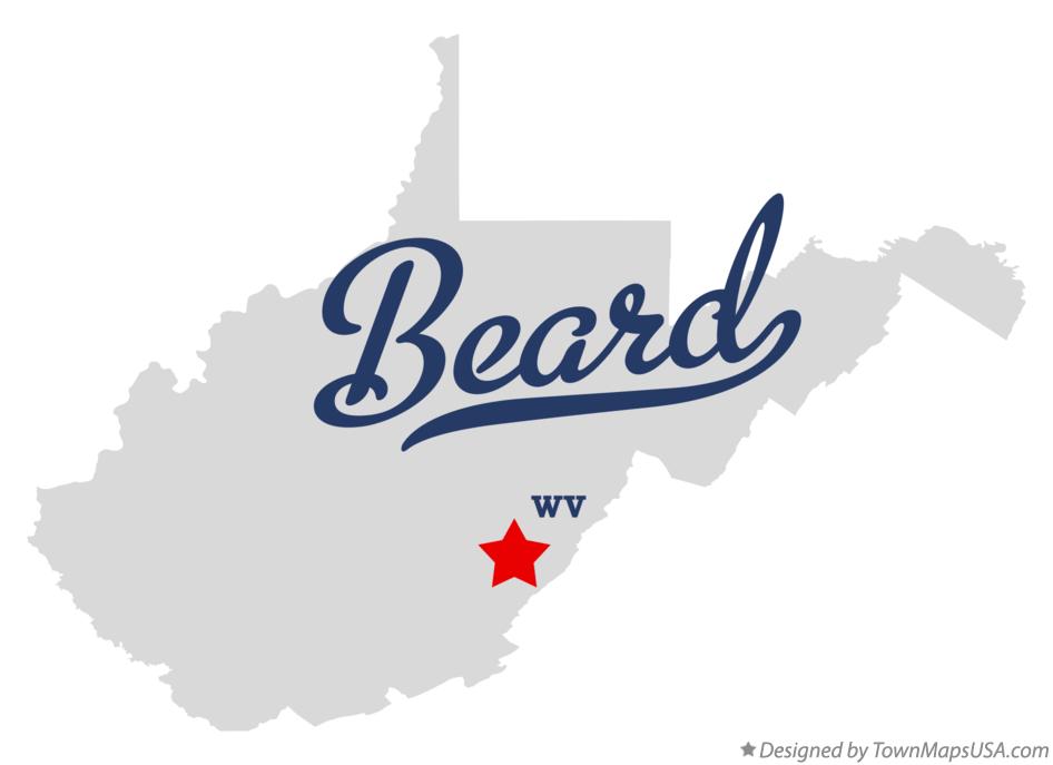 Map of Beard, WV, West Virginia