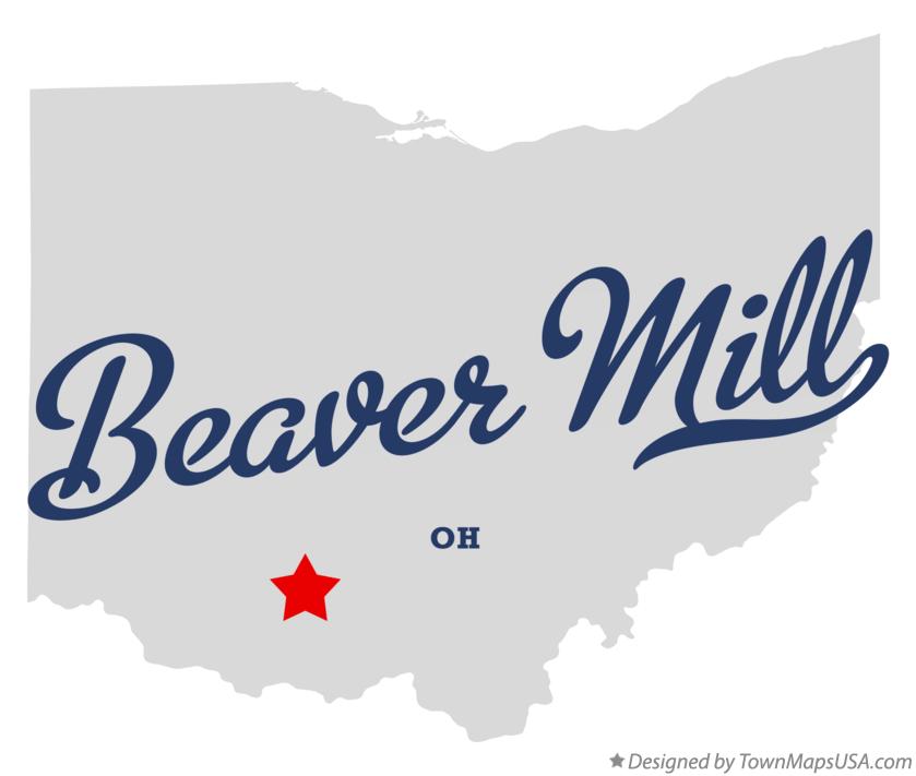 Map of Beaver Mill, OH, Ohio
