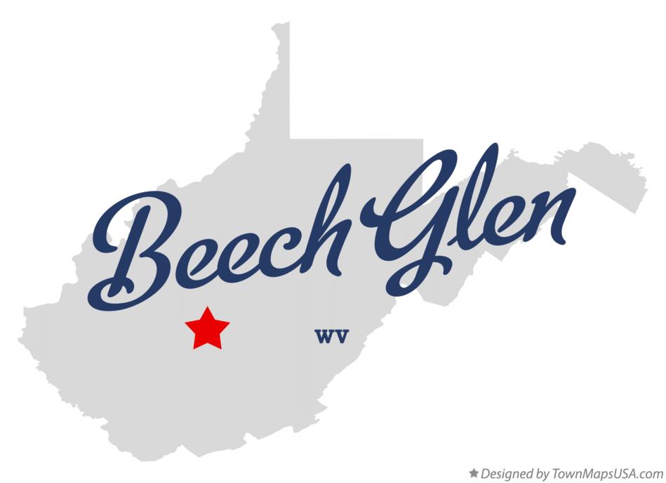 Map of Beech Glen, WV, West Virginia