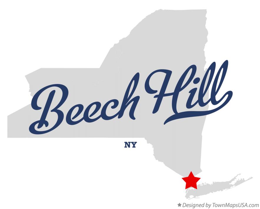Map of Beech Hill, NY, New York
