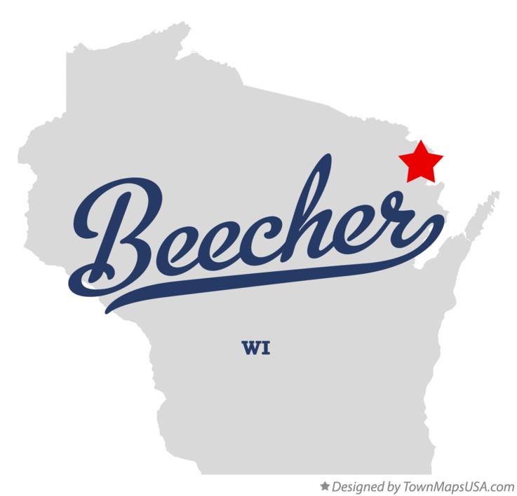 Map of Beecher, WI, Wisconsin
