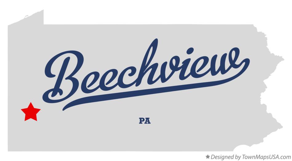 Map of Beechview, PA, Pennsylvania