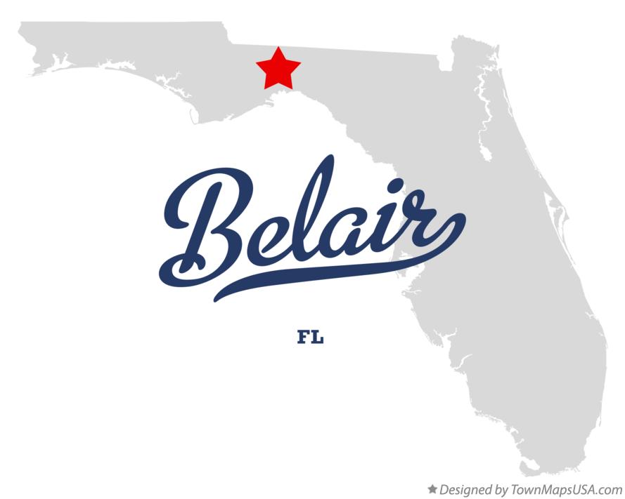 Map of Belair, FL, Florida