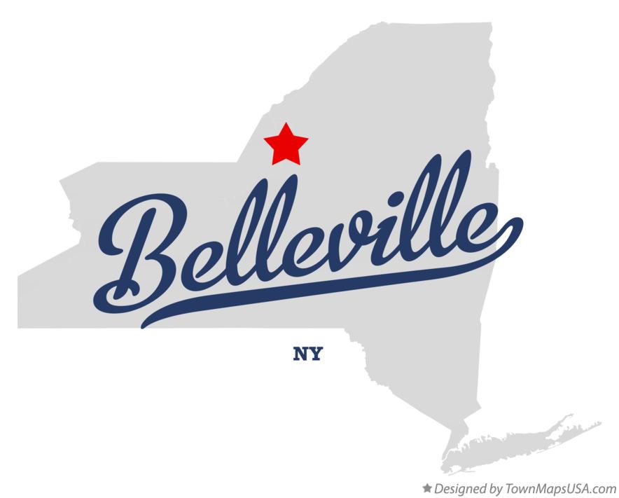 Map of Belleville, NY, New York