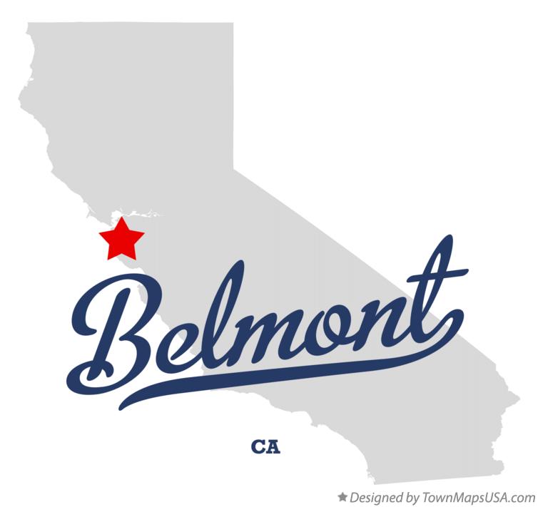 Map of Belmont, CA, California