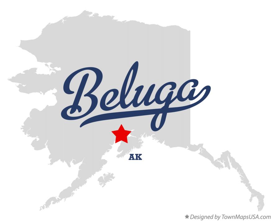 Map of Beluga, AK, Alaska