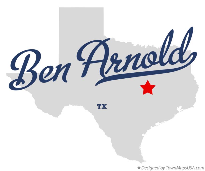 Map of Ben Arnold, TX, Texas