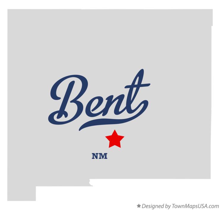 Map of Bent, NM, New Mexico