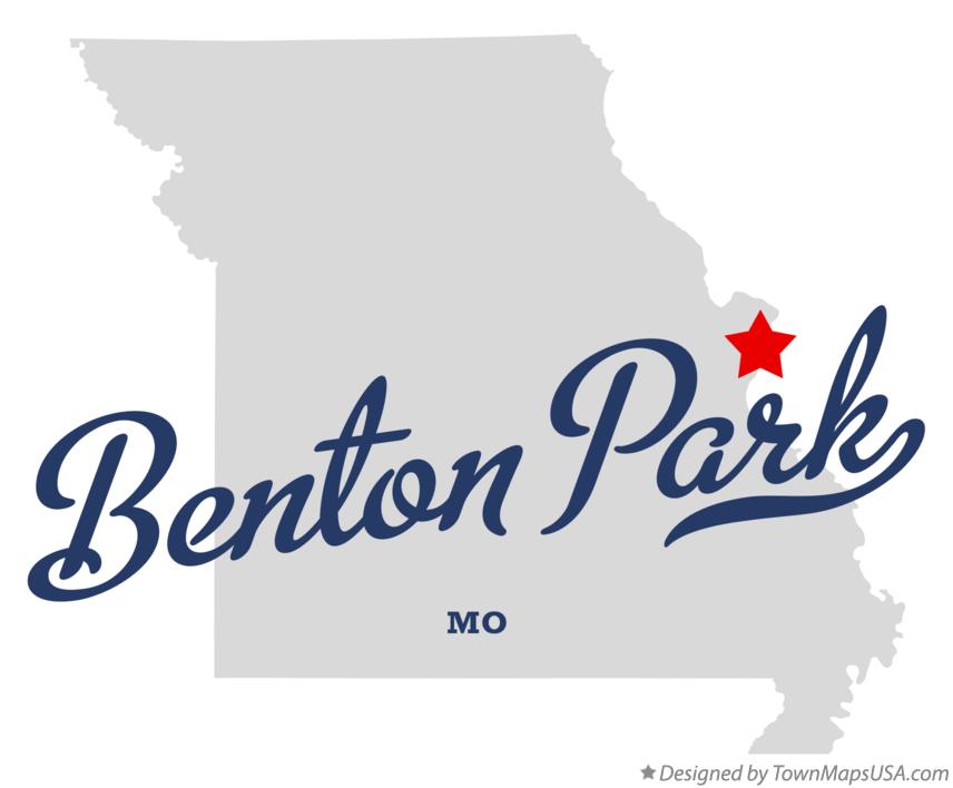 Map of Benton Park, MO, Missouri