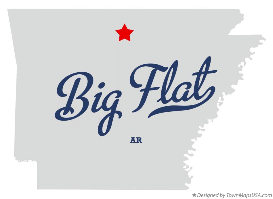 Map of Big Flat, AR, Arkansas