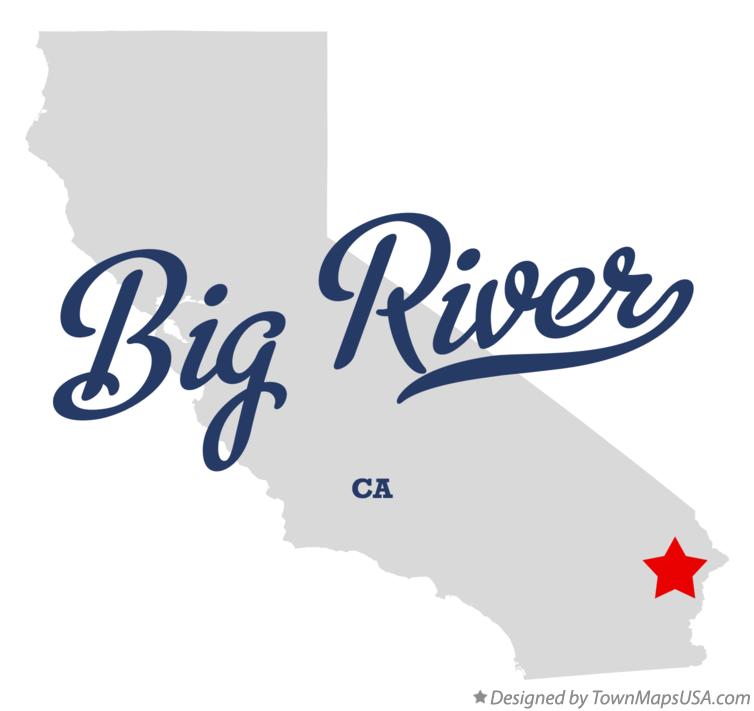 Map of Big River, CA, California