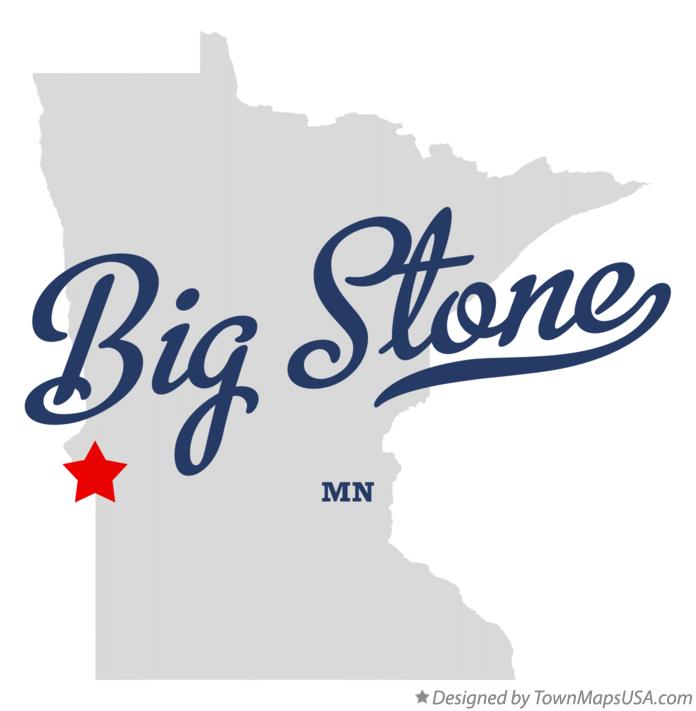 Map of Big Stone, MN, Minnesota