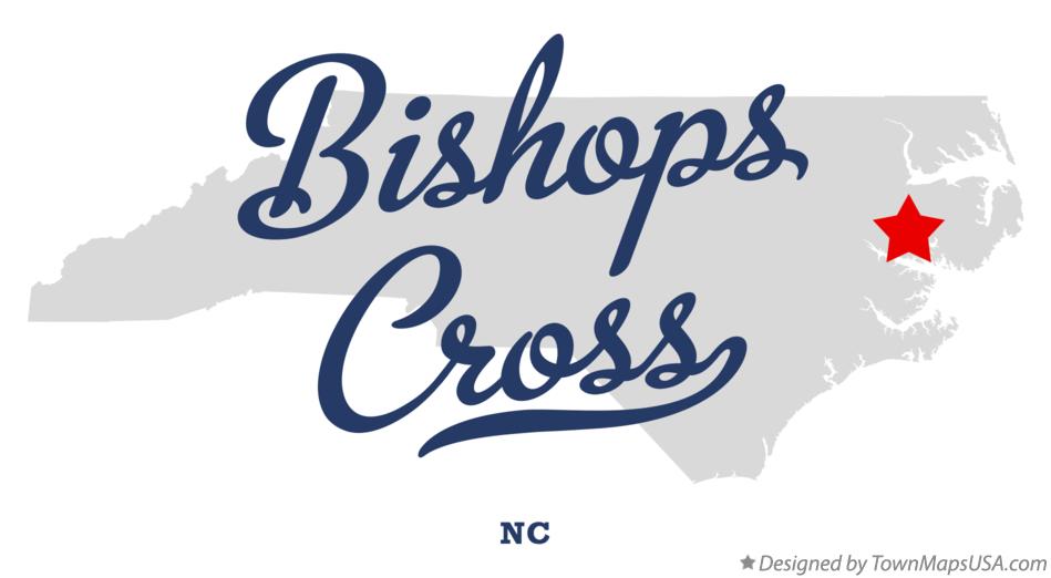 Map of Cross, NC, North Carolina