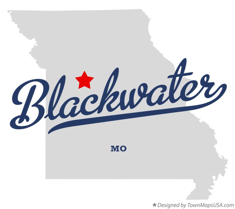 Map of Blackwater, MO, Missouri