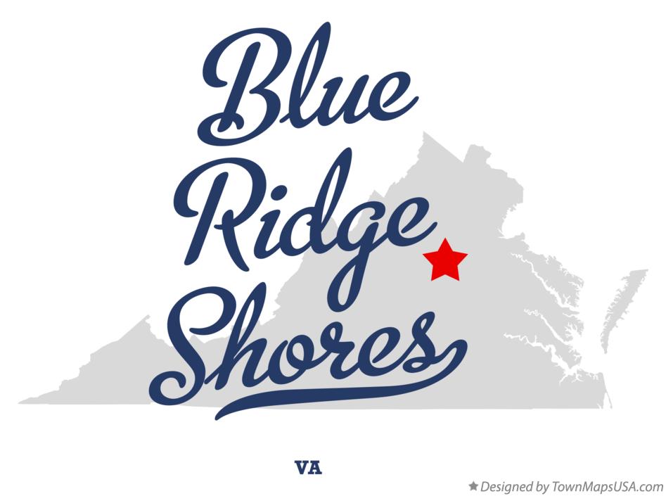 Map of Blue Ridge Shores, VA, Virginia
