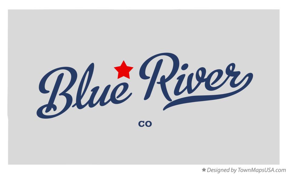 Map of Blue River, CO, Colorado
