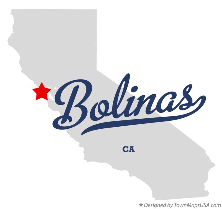 Map of Bolinas, CA, California