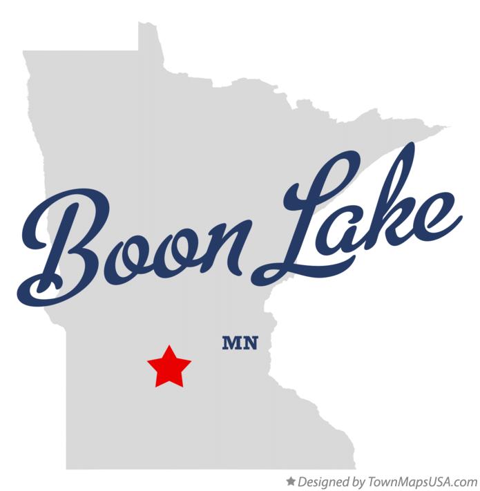 Map of Boon Lake, MN, Minnesota