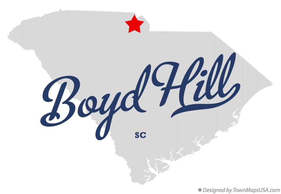 Map of Boyd Hill, SC, South Carolina
