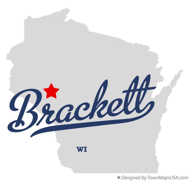 Map of Brackett, WI, Wisconsin
