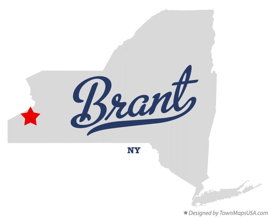 Map of Brant, NY, New York