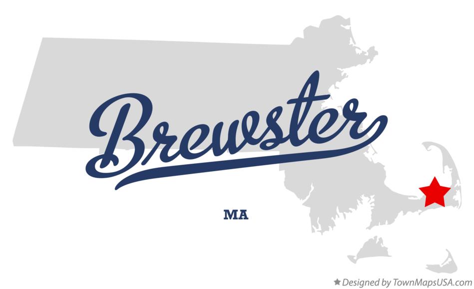 Map of Brewster, MA, Massachusetts
