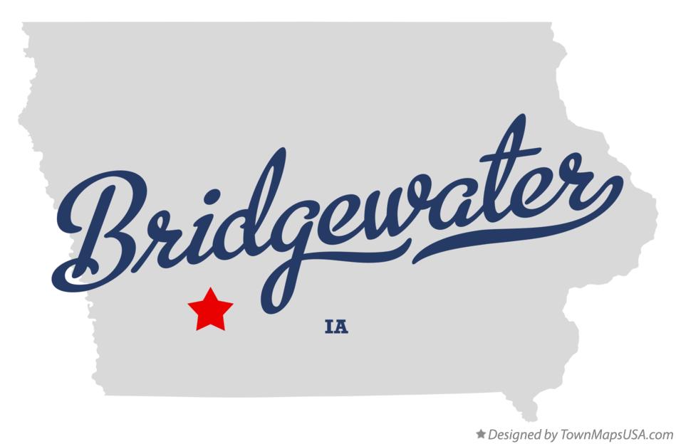 Map of Bridgewater, IA, Iowa