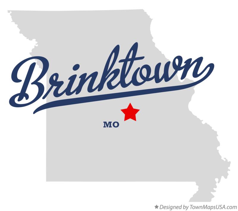 Map of Brinktown, MO, Missouri
