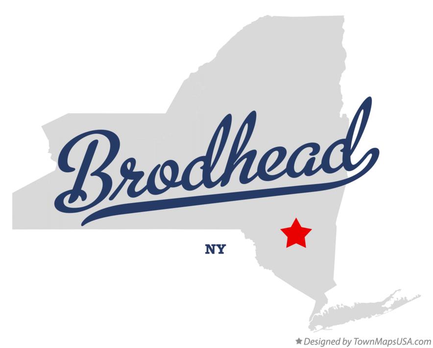 Map of Brodhead, NY, New York