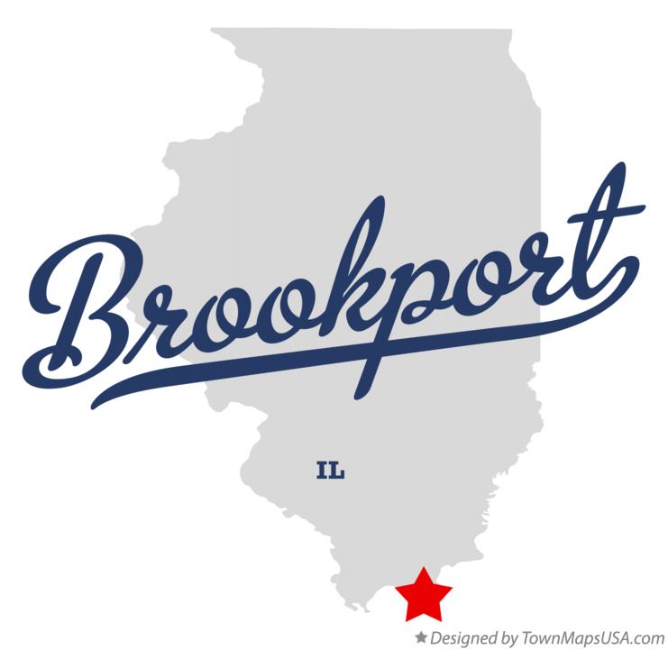 Map of Brookport, IL, Illinois