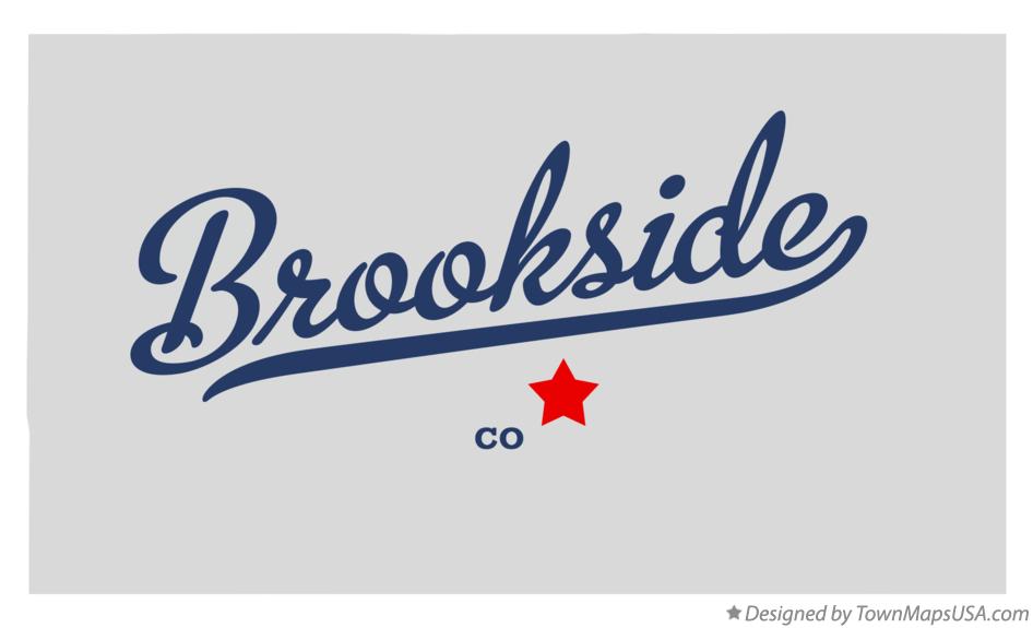 Map of Brookside, CO, Colorado