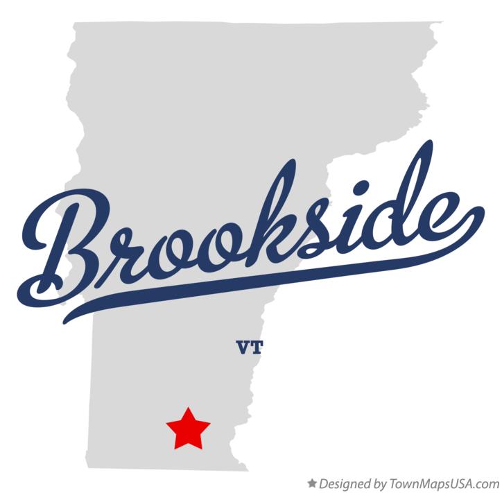Map of Brookside, VT, Vermont