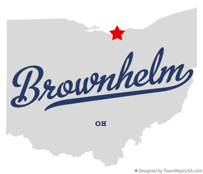 Map of Brownhelm, OH, Ohio